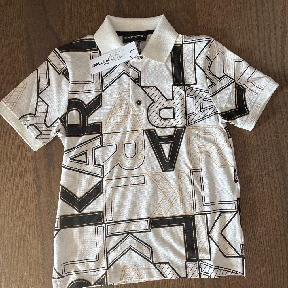 Authentic Karl Lagerfeld boy polo size 12